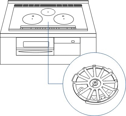 IH Cooking Heater Coil Base