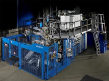 3D suction blow molding machine